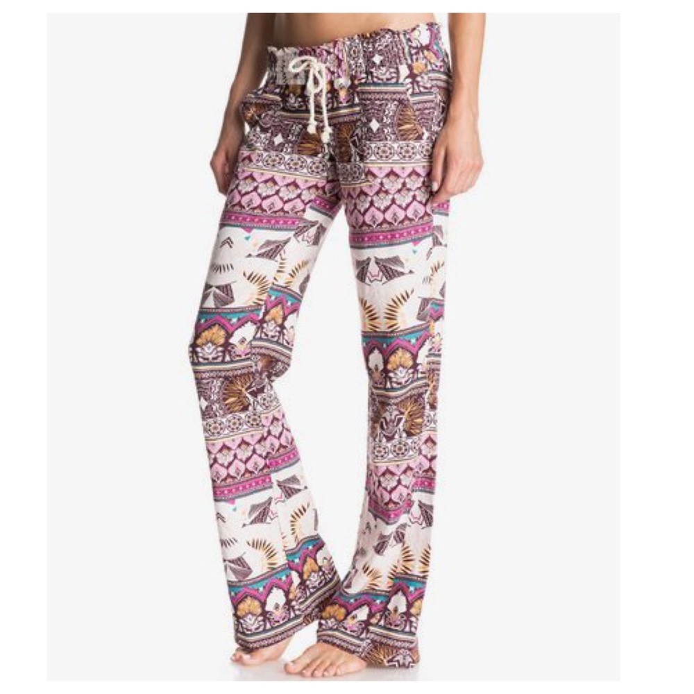 Roxy Oceanside Linen Drawstring Beach Pant